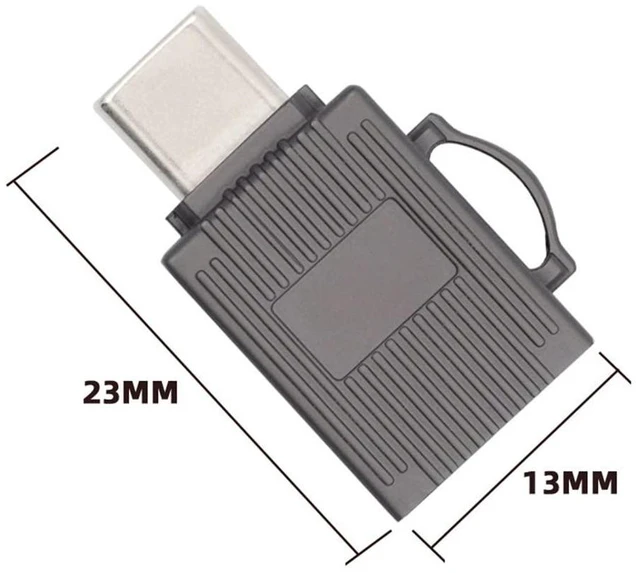 Alt view image 2 of 7 - xiwai 5Gbps USB 3.0 Type C USB-C to Micro SD SDXC TF Card Reader Adapter for Laptop Tablet Phone