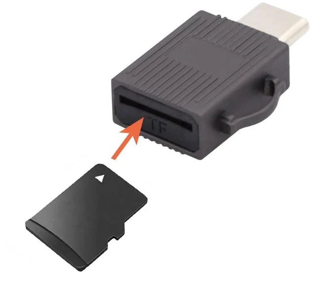 Alt view image 3 of 7 - xiwai 5Gbps USB 3.0 Type C USB-C to Micro SD SDXC TF Card Reader Adapter for Laptop Tablet Phone