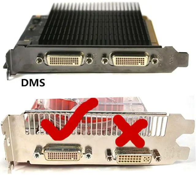 Alt view image 5 of 7 - JSER DMS-59Pin Male to Dual DP Displayport Female Splitter Extension Cable for PC Graphics Card