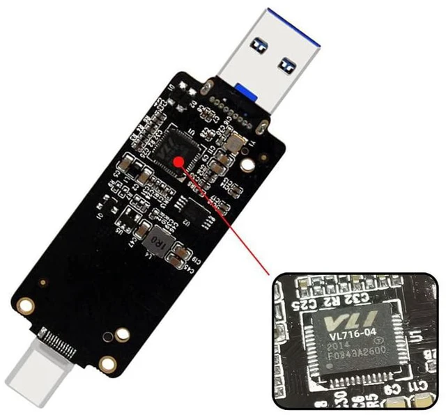 Alt view image 2 of 7 - xiwai USB-C USB3.0 Type-C to CFast 2.0 Card Adapter PCBA CFast Card Reader for Desktop Laptop