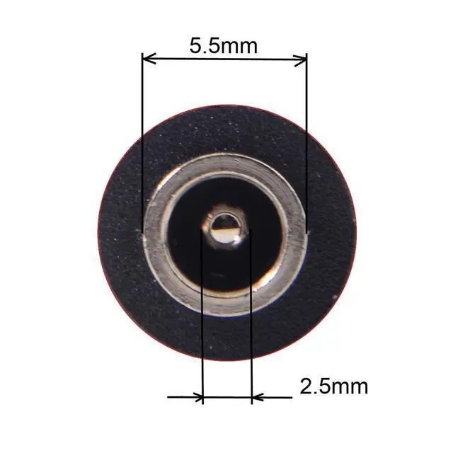 Alt view image 2 of 6 - USB C to DC 5.5x2.1mm PD 65W Power Plug Charge Adapter for Laptop Phone