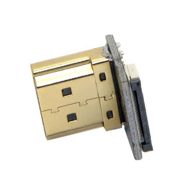 Alt view image 3 of 7 - JSER CYFPV HDMI Type A Male Connector Down Angled 90 Degree for FPV HDTV Multicopter Aerial Photography