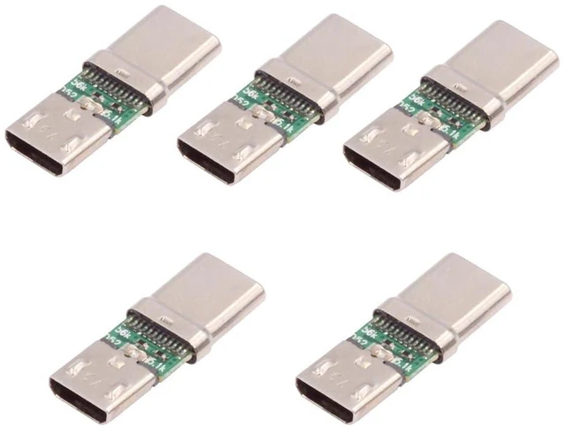 Main image of xiwai 5pcs/lot USB 2.0 Micro 5Pin Female Connector to USB Type-C Male Power Data PCB Test DIY Board PCBA Adapter for Laptop Tablet Phone