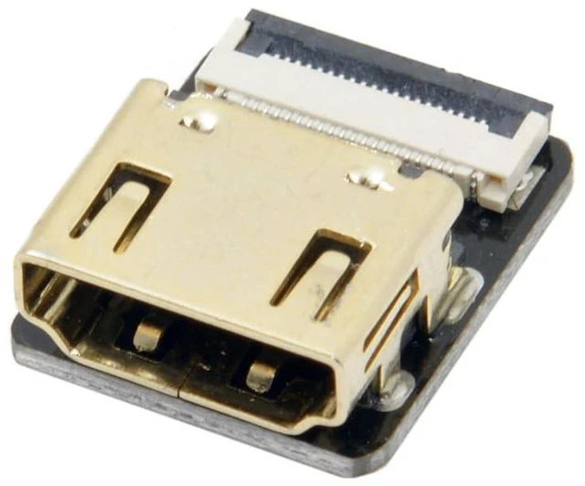 Alt view image 3 of 7 - JSER CYFPV HDMI Type A Female Connector Socket for FPV HDTV Multicopter Aerial Photography