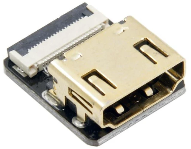 Alt view image 2 of 7 - JSER CYFPV HDMI Type A Female Connector Socket for FPV HDTV Multicopter Aerial Photography