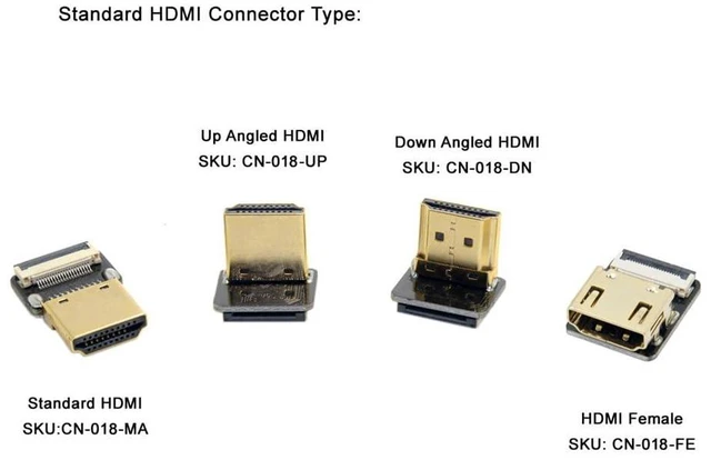 Alt view image 7 of 7 - JSER CYFPV HDMI Type A Female Connector Socket for FPV HDTV Multicopter Aerial Photography