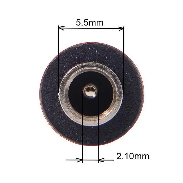 Alt view image 6 of 7 - DC Jack Input to USB-C Type-C Power Plug Charge Adapter for Laptop Phone (5.5 * 2.1mm)