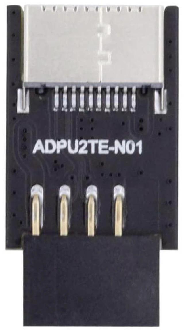 Main image of xiwai USB 2.0 9Pin 10Pin Mainboard Header Male to USB 3.1 Front Panel Socket Key-A Type-E Extension Adapter