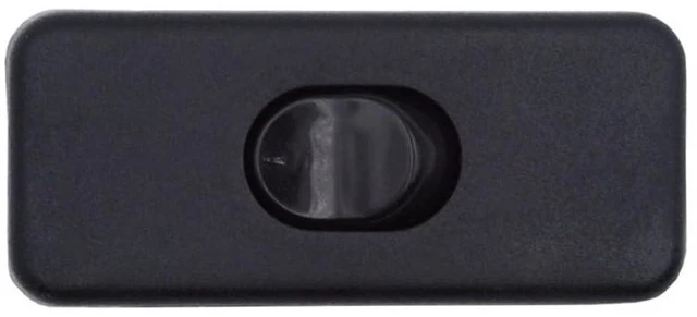 Main image of Xiwai Interruptor 303 Inline On-Off Switch DPST, Black Button