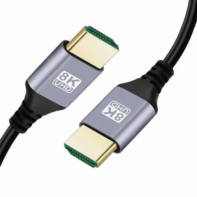 Alt view image 2 of 7 - xiwai HDMI 2.1 HDTV Cable Type-A Male to Male 8K 4K Hyper Super Flexible Ultra Thin Slim Cord High Speed for Computer HDTV 1.0M