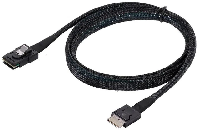 Alt view image 2 of 7 - xiwai Oculink PCIe PCI-Express SFF-8611 4i to SFF-8087 36Pin Cable, PCIE Slimline SSD Data Cord Active 50cm