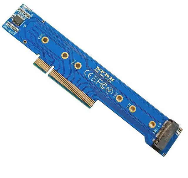 Main image of Xiwai Dual 2X NVME M.2 SSD to PCIE Express Gen4 X8 X16 Raid Controller Card Low Profile VROC Raid0 Hyper Adapter