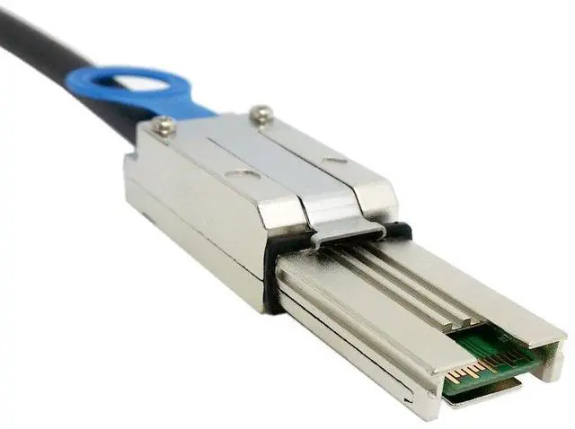 Alt view image 2 of 4 - ChenYang External Mini SAS 4X SFF-8088 to Mini SAS High Density HD SFF-8644 Data Server Raid Cable 50cm