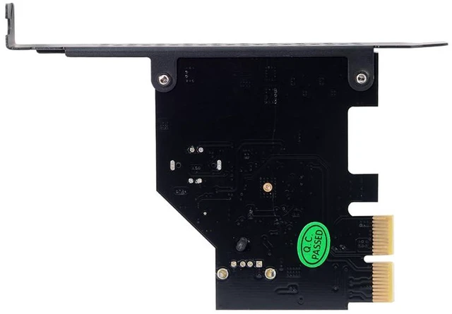 Alt view image 6 of 7 - xiwai USB 3.1 Front Panel Socket USB 2.0 to PCI-E Express Adapter Card for Motherboard Black