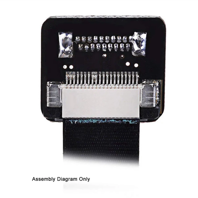 Alt view image 3 of 5 - Xiwai CYFPV Left Angled 90 Degree HDMI Male to Female FPC Flat Cable for HDTV Multicopter Aerial Photography (0.1M)