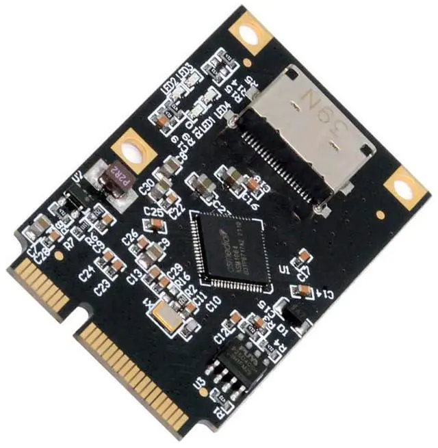 Main image of Xiwai Mini PCI-E PCI Express to Slimline SFF-8612 SFF-8611 SATA 3.0 Four Ports Adapter Expansion Converter 6Gbps Disk Extension Card for SSD
