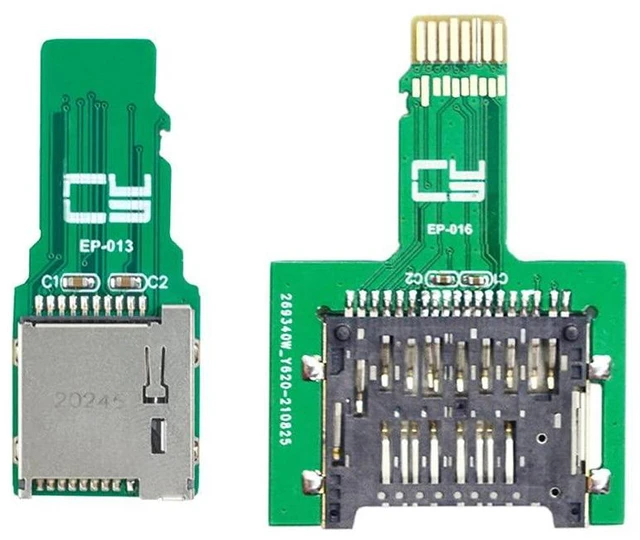Alt view image 2 of 7 - Xiwai 2pcs TF Micro SD Male to Female Adapter for GPS