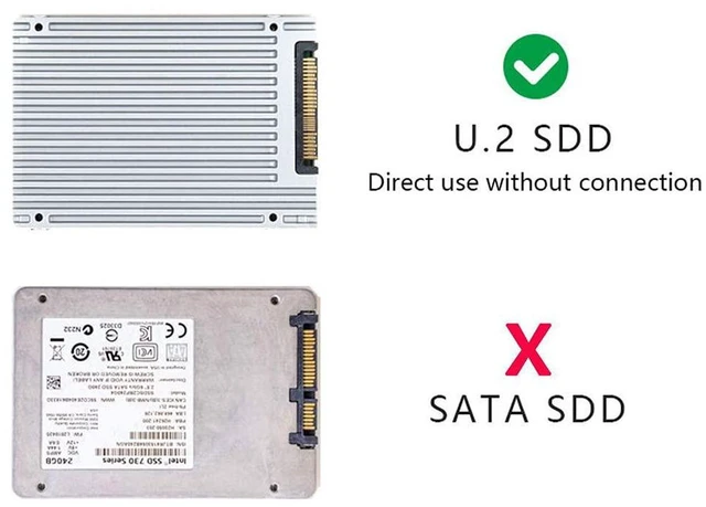 Alt view image 4 of 7 - Xiwai PCI-E 3.0 4.0 to SFF-8654 Slimline SAS Card Adapter and U.2 U2 SFF-8639 NVME PCIe SSD Cable for Mainboard SSD