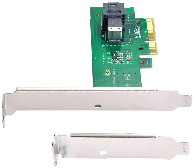 Alt view image 7 of 7 - xiwai PCI-E 4X to U.2 U2 Kit SFF-8639 NVME PCIe SSD Adapter for Mainboard SSD 750 p3600 p3700 M.2 SFF-8643