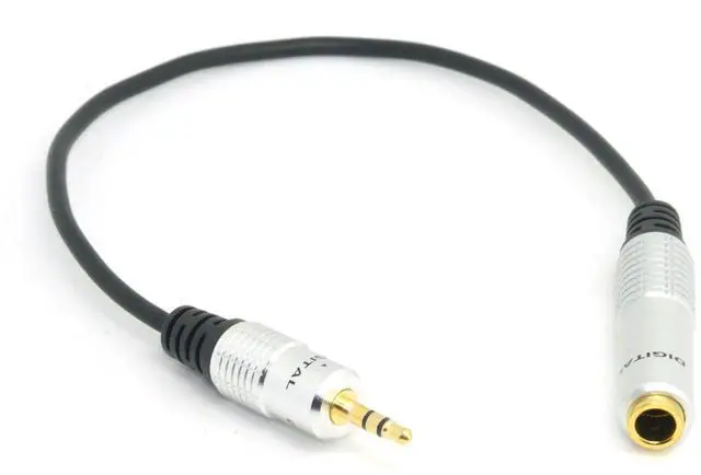 Main image of JSER Audio Aux 6.35mm 1/4" Female to 3.5mm 1/8" Male Stereo Headphone Plug Adapter Converter Cable 20cm