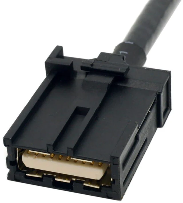 Alt view image 4 of 7 - xiwai High Speed HDMI 1.4 Type E Male to Type A Male Video Audio Cable Automotive Grade for Hyundai H1 Car 5ft