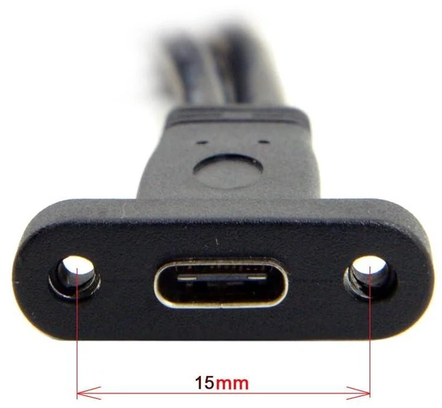 Alt view image 6 of 7 - xiwai Type-C Female Cable Single Port USB 3.1 Type C USB-C Female to USB 3.0 Motherboard 19pin Header Cable
