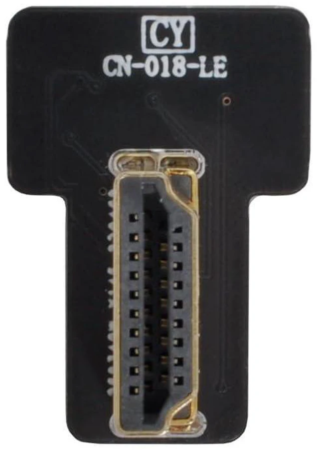 Alt view image 6 of 7 - xiwai CYFPV HDMI Type A Male Connector Left & Right Angled 90 Degree for FPV HDTV Multicopter Aerial Photography (Left Angled)