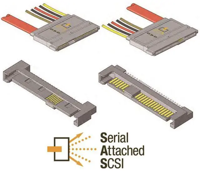 Alt view image 5 of 7 - xiwai SFF-8482 SAS Cable 29Pin Extension Cable Male to Female for SAS Hard Disk Drive SSD 12Gbps Raid Server 100cm