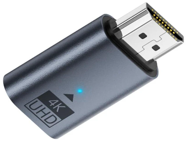 Main image of xiwai Blue 4K HDMI 1.4 Male to Female CY Virtual Display Adapter Extension DDC EDID Dummy Plug Headless Ghost Display HDTV 4K@60Hz Emulator