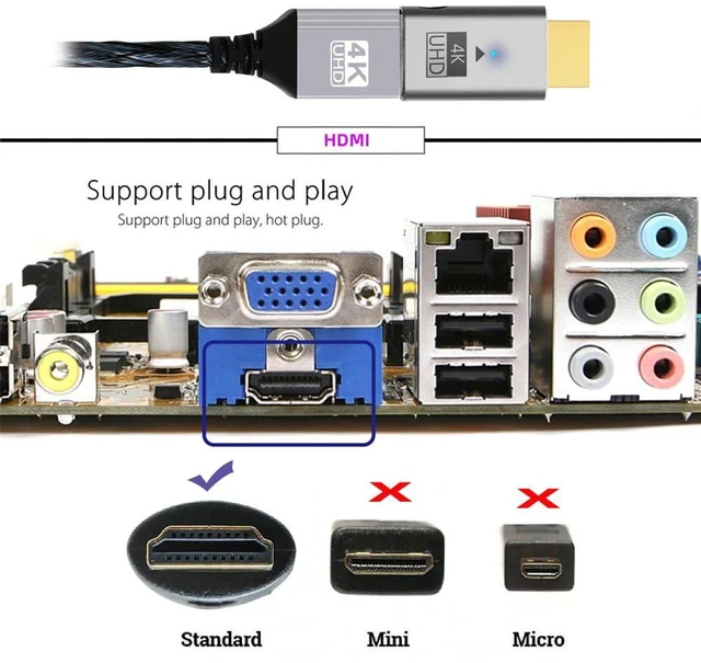 Alt view image 7 of 7 - xiwai Silver HDMI 1.4 Male to Female CY Virtual Display Adapter 4K Extension DDC EDID Dummy Plug Headless Ghost Display HDTV 4K@60Hz Emulator