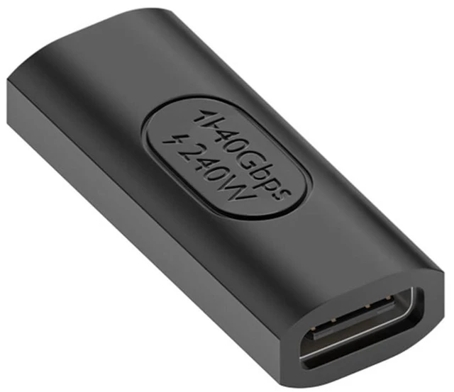 Main image of xiwai USB4 Straight 240W Power Extension 40 Gbps Type C Female to Female 8K Video Adapter for NS Phone Laptop