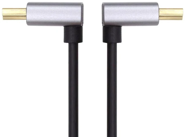Main image of xiwai HDMI 2.1 Type-A Ultra Thin HDTV Cable 8K 4K Hyper Super Flexible Slim Cord Down Angled to Down Angled 90 Degree for HDTV Computer 1.64ft/0.5m