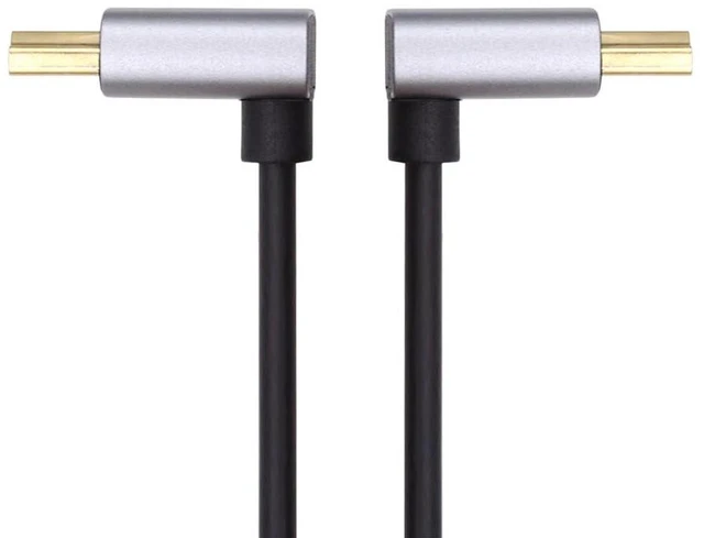 Main image of xiwai HDMI 2.1 Type-A Ultra Thin HDTV Cable 8K 4K Hyper Super Flexible Slim Cord Up Angled to Up Angled 90 Degree for HDTV Computer 1.64ft/0.5m