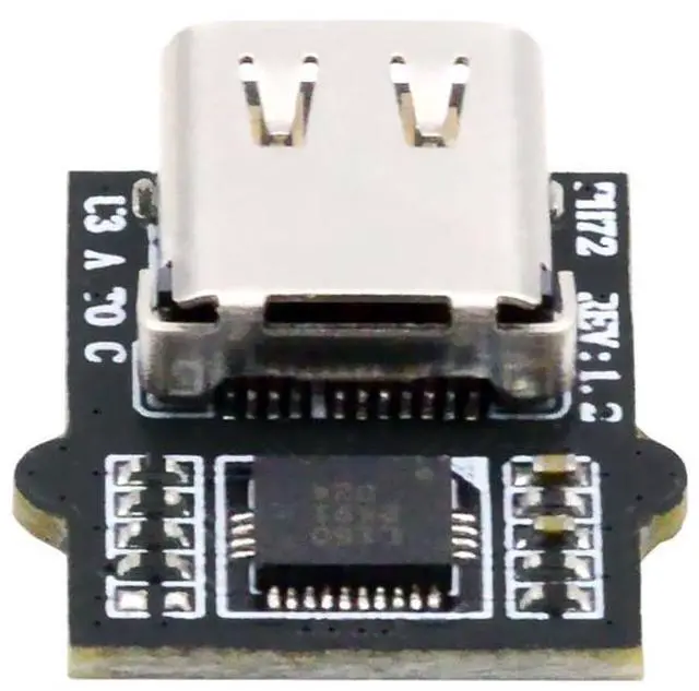 Alt view image 7 of 7 - xiwai USB C Type-C Female Socket DIY OEM Connector with VL160 Chipset Replace for USB3.0 Type-A Female DIP Type DC 5V Power PCI-e Card Motherboard Laptop
