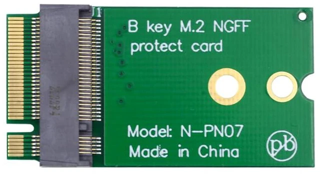 Main image of xiwai NGFF B-Key 22x30mm to 22x42mm SSD Extender Male to Female Extension Adapter for 2230 SSD LTE Card