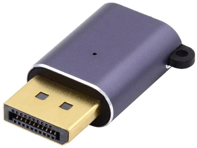 Alt view image 3 of 7 - xiwai 8K DisplayPort 1.4 Male to DP Female 60hz Adapter UHD 4K 144hz 7680 * 4320 Ultra-HD for Laptop PC Monitor Video