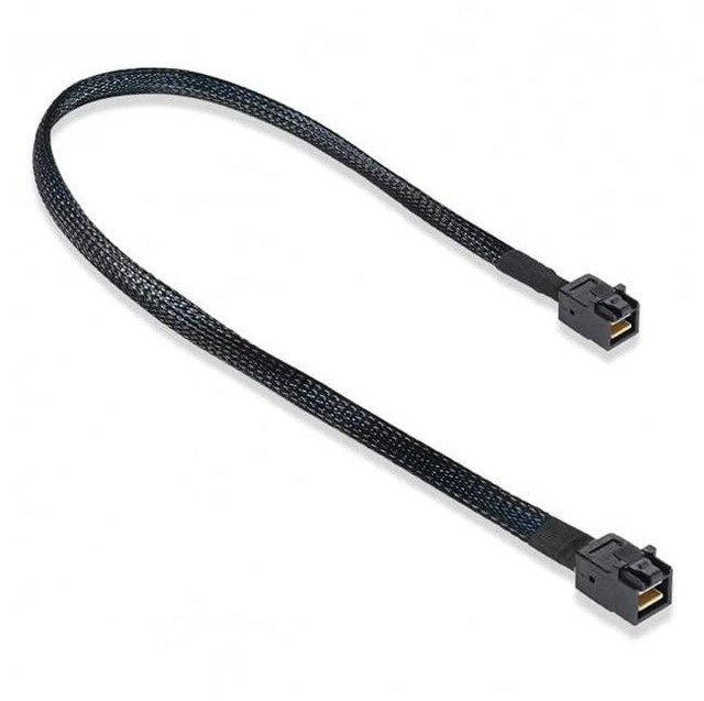 Alt view image 3 of 7 - xiwai Mini SAS HD SFF-8643 Internal to High Density HD SFF-8643 Mini SAS Data Server Disk Raid Cable 50cm