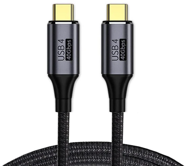 Main image of xiwai USB4 Cable 40Gbps with 100W Charging and 8K@60Hz 5K@60Hz USB4.0 Compatible with Thunderbolt3/4 (0.8)