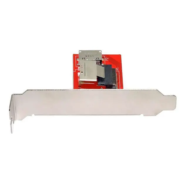 Alt view image 7 of 7 - xiwai PCI-Express 4.0 Mini SAS SFF-8087 to Oculink SFF-8611 SFF-8612 PCBA Female Adapter with Bracket