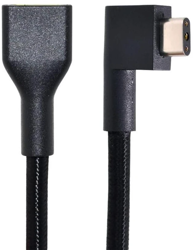 Alt view image 2 of 7 - xiwai Rectangle Jack 11.0 * 4.5mm Input to 3Pin Power Plug Cable Compatible for Laptop Blade Pro 17 and Blade 15 Model Support 230W/160W Charge Adapter