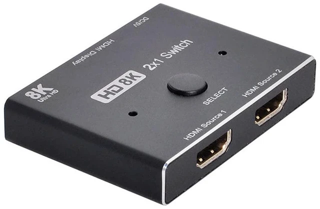 Main image of Xiwai 8K 60hz HDMI-Compatible 2.1 Switch Hub 2-IN-1-OUT Support HDCP SST Extended 4K 60hz