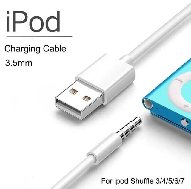 Alt view image 5 of 7 - JSER 2pcs/lot USB Type A Male to Aux 3.5mm Male Cable Audio Plug Connector Headphone Cables Compatible with Shuffle 3rd, 4th, 5th, 6th and 7th Generation