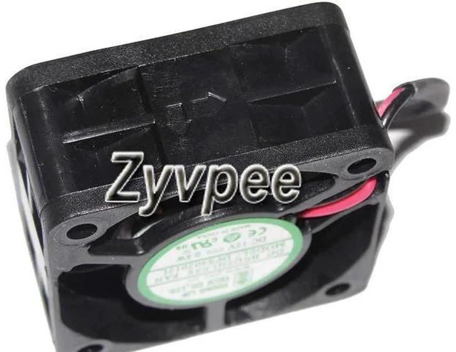 Alt view image 3 of 3 - for 40mm DFS402012L 12V 0.8W 2 wires ultra-quiet fan for switches Chips 40x20mm