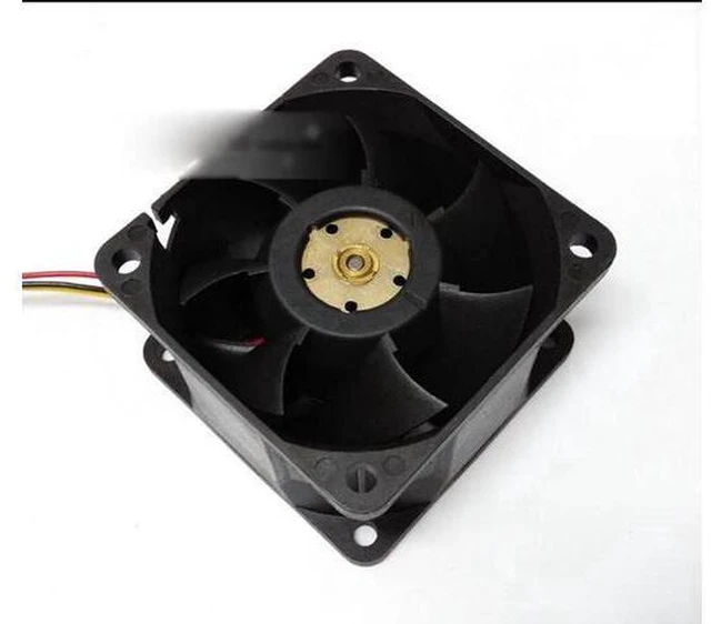 Alt view image 2 of 2 - for Delta 6038 FFB0612EHE Dual Balls Bearing DC Fan with 12V 1.20A 3 Wires