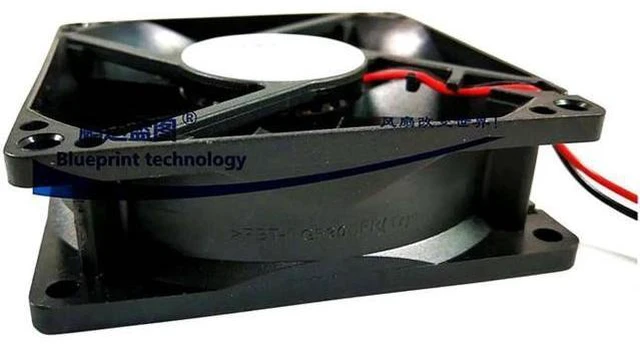 Alt view image 2 of 3 - for MECHATRONICS MA8025E12D FSR 80*25mm DC12V 0.30A 2 wires sleeve bearing 8CM case fan