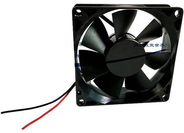 Alt view image 3 of 3 - for MECHATRONICS MA8025E12D FSR 80*25mm DC12V 0.30A 2 wires sleeve bearing 8CM case fan