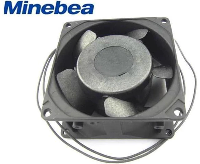 Alt view image 3 of 3 - for Original 80x38mm NMB 3115PS-23W-B30 230V 1 Phase 2 Wires metal frame 8CM AC axial Fan