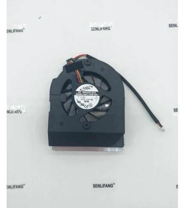 Alt view image 3 of 3 - original for ADDA AB0712HB-UB3 12V 0.30A 3 wire double ball notebook CPU fan