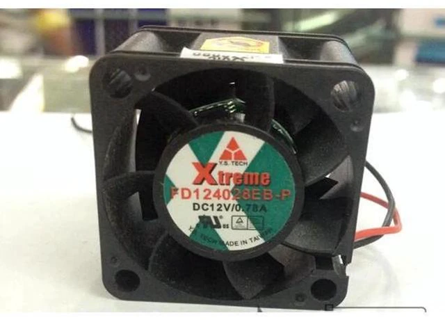 Main image of for Y.S.TECH FD124028EB-P 40*28mm 12V 0.78A For 1U Server Case fan