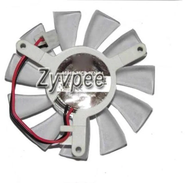 Alt view image 2 of 3 - for A6010-33CB-2FN-F1 DF0601012SEMN 12V 0.2A 2 wires frameless vga fan